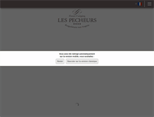 Tablet Screenshot of camping-les-pecheurs.com